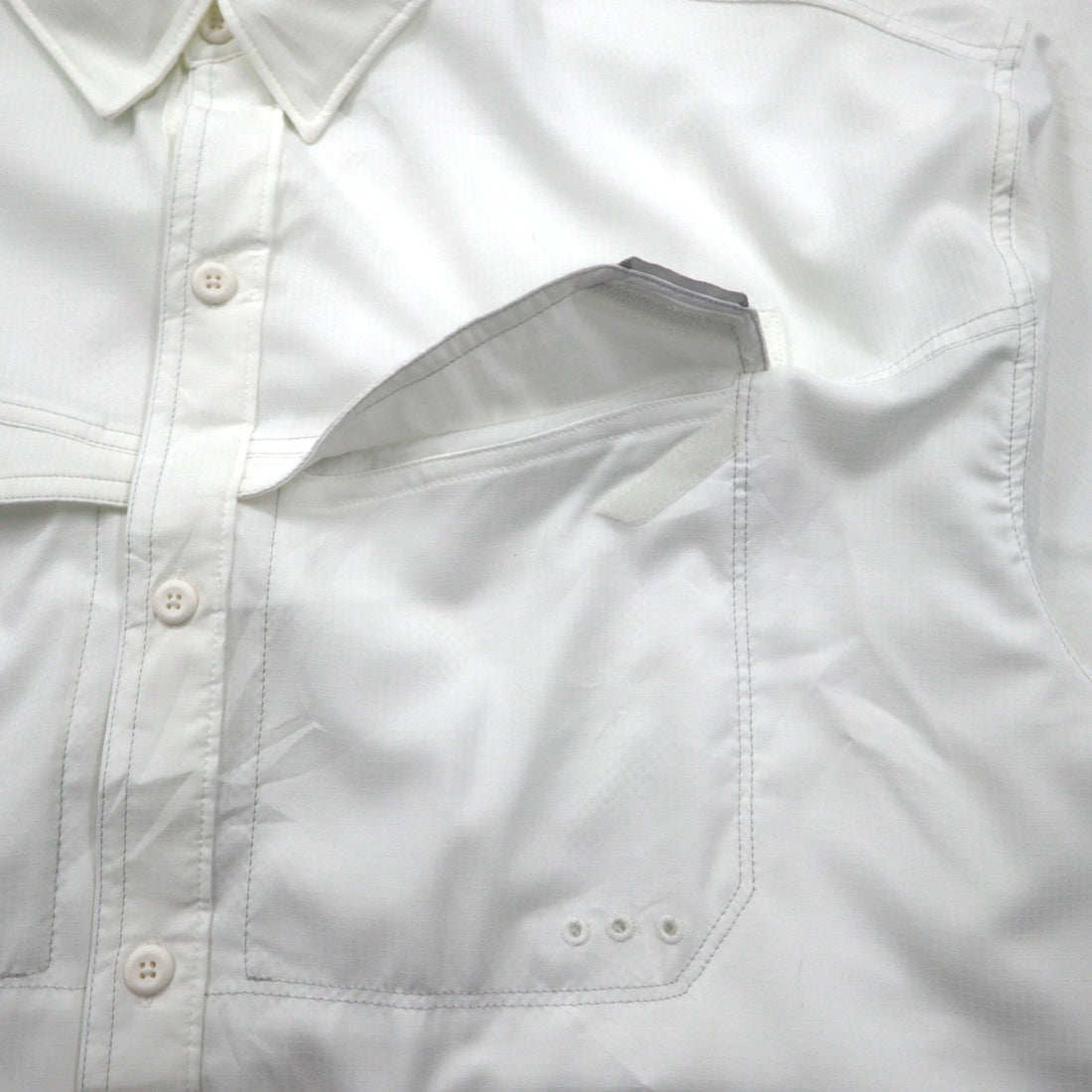 Columbia PFG オムニシェード OMMI-SHADE フィッシングシャツ XL ホワイト ポリエステル FM7024