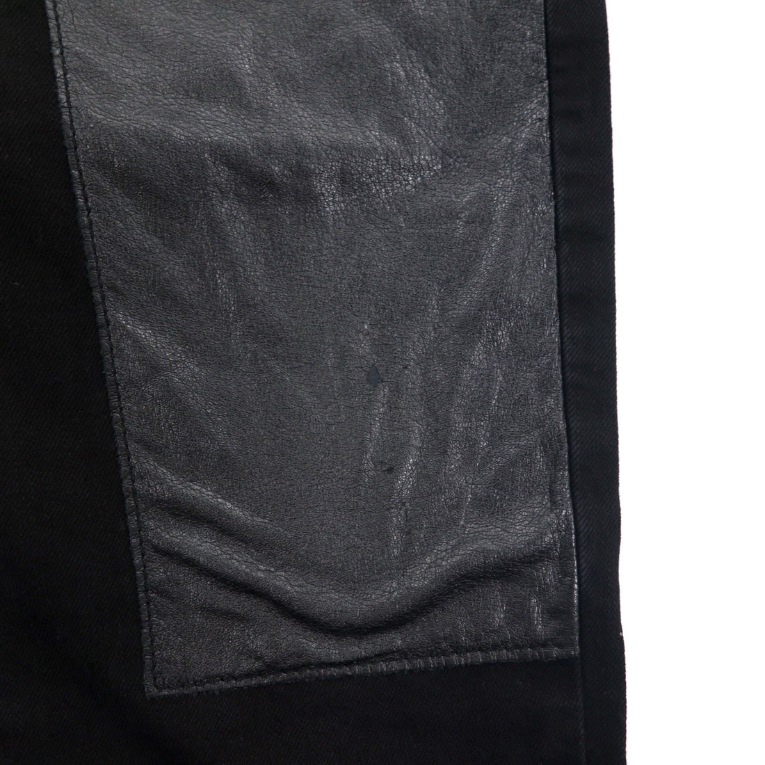 McQ Alexander McQUEEN スキニージーンズ デニムパンツ M ブラック 349498 HYBRID LOW WAIST SKINNY JEANS 未使用品