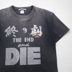 THE DAWN B 終劇からの新世界TEE 古着 リメイク USA製  終劇 Tシャツ L グレー 夜明け