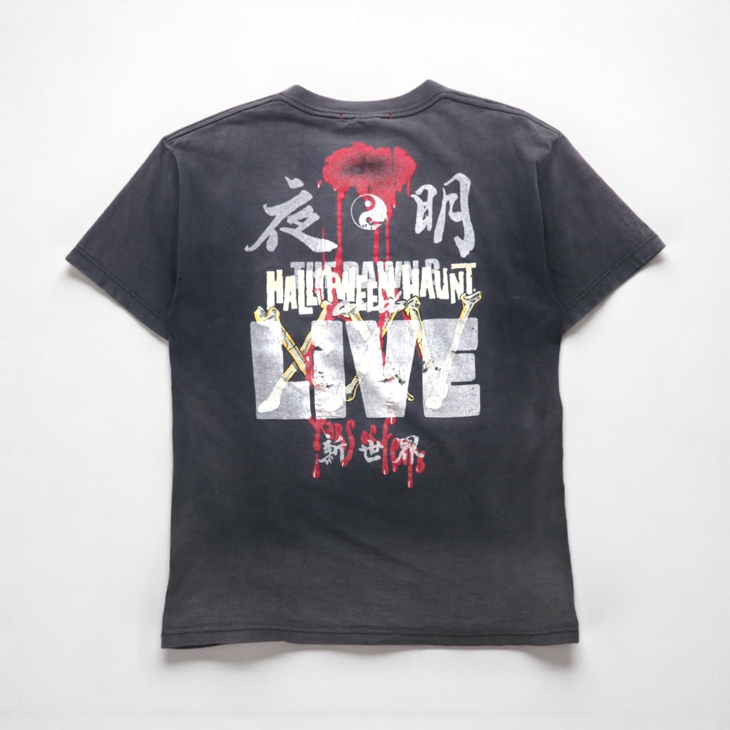 THE DAWN B 終劇からの新世界TEE 古着 リメイク USA製  終劇 Tシャツ L グレー 夜明け