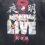 THE DAWN B 終劇からの新世界TEE 古着 リメイク USA製  終劇 Tシャツ L グレー 夜明け