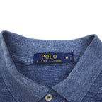 POLO RALPH LAUREN Polo shirt M Navy Cotton Pique Small pony embroidery