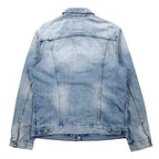 Levi's Denim Jacket, G-Jean, XL, Blue, Ice Wash, Cotton, 47024-0010, Made in Colombia