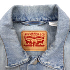 Levi's Denim Jacket, G-Jean, XL, Blue, Ice Wash, Cotton, 47024-0010, Made in Colombia