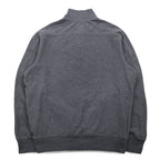 CHAPS ハーフボタン スウェット M グレー コットン サイドポケット