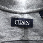 CHAPS ハーフボタン スウェット M グレー コットン サイドポケット