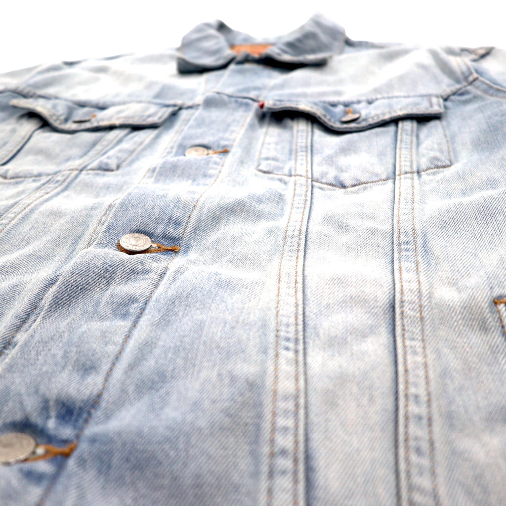 Levi's Denim Jacket, G-Jean, XL, Blue, Ice Wash, Cotton, 47024-0010, Made in Colombia