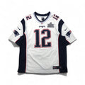 NIKE ゲームシャツ XL ホワイト ポリエステル NFL PATRIOTS ナンバリング