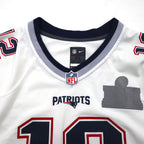 NIKE ゲームシャツ XL ホワイト ポリエステル NFL PATRIOTS ナンバリング