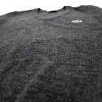 CHEMISE LACOSTE Made in France 80s French Lacoste V-neck knit sweater L Gray Wool Acrylic LOISIRS One-point logo