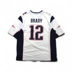 NIKE ゲームシャツ XL ホワイト ポリエステル NFL PATRIOTS ナンバリング