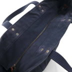 Polo Ralph Lauren Vintage Big Pony Tote Bag in Navy Canvas