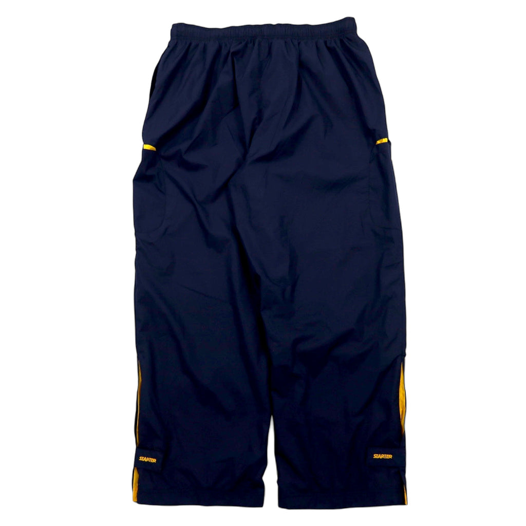 STARTER 90年代 トラックパンツ ジャージ ウィンドパンツ XL ネイビー メッシュライナー 未使用品