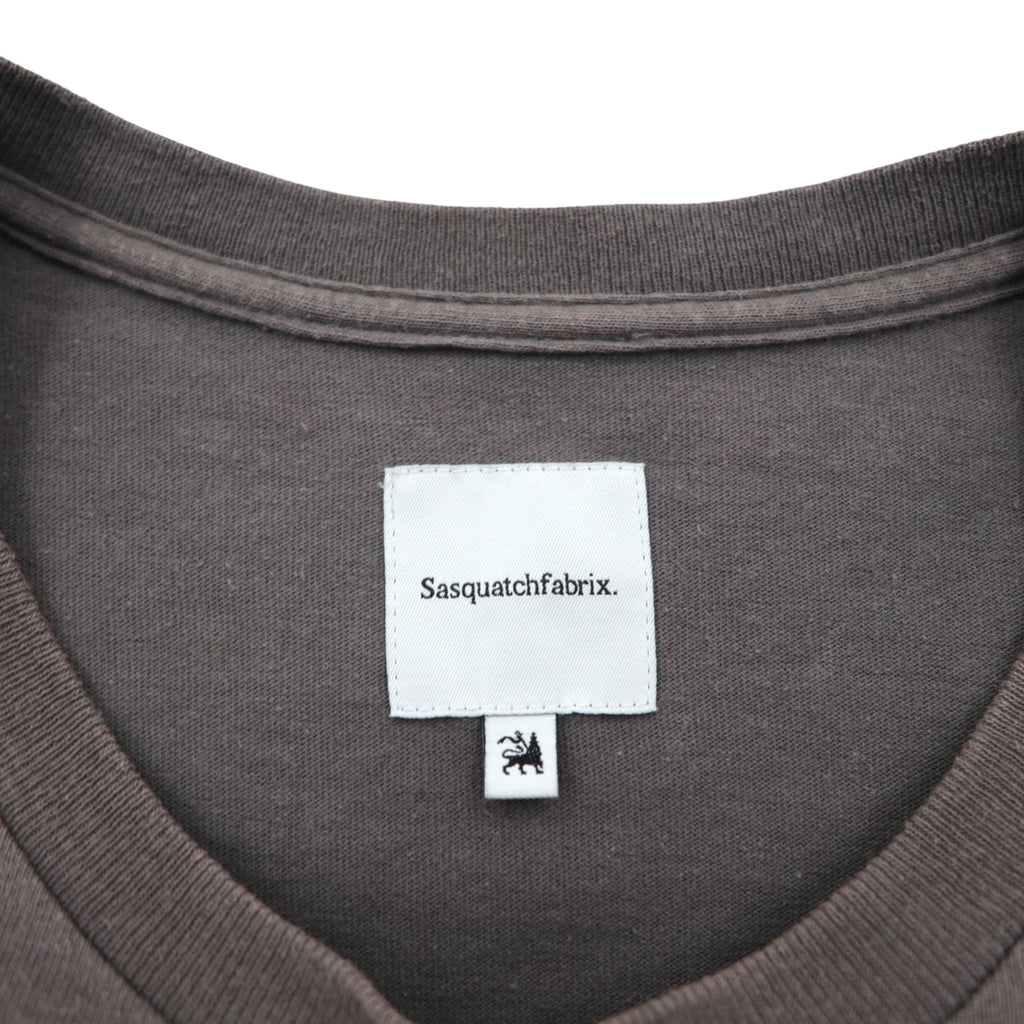 Sasquatch Fabrix 首切り全面テッカイ Tシャツ XL グレー 鈴木賢二 コットン