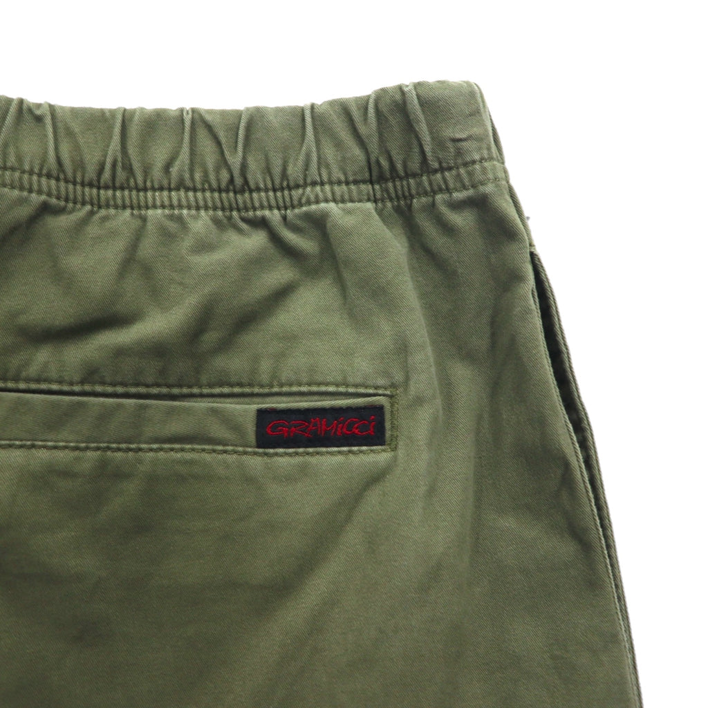 GRAMICCI New Narrow Pants Just Cut, Size M, Khaki, Cotton, 8817-FDJ
