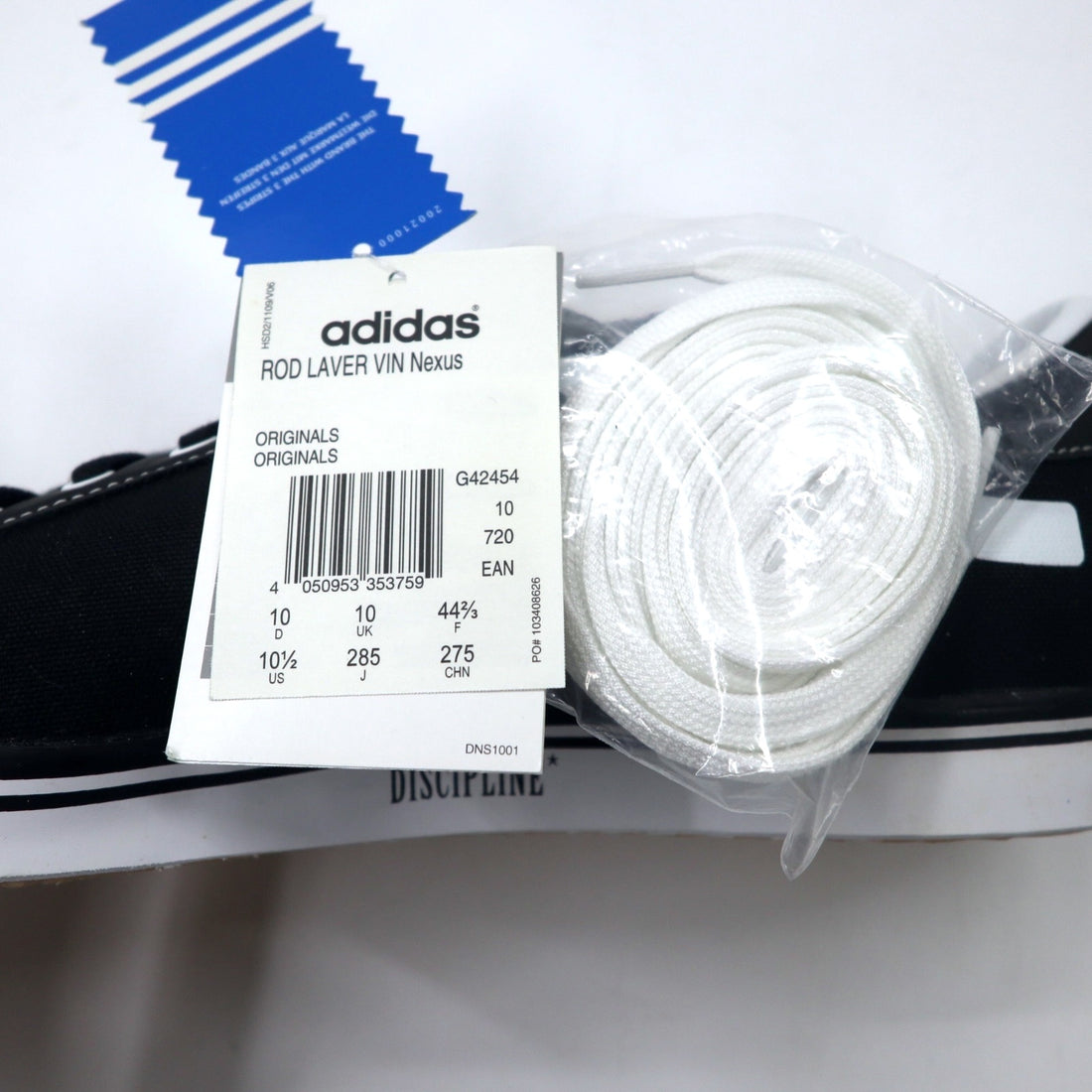 adidas × NEXUS VII Rod Laver sneakers 28.5cm black ROD LAVER G42454 Unused item