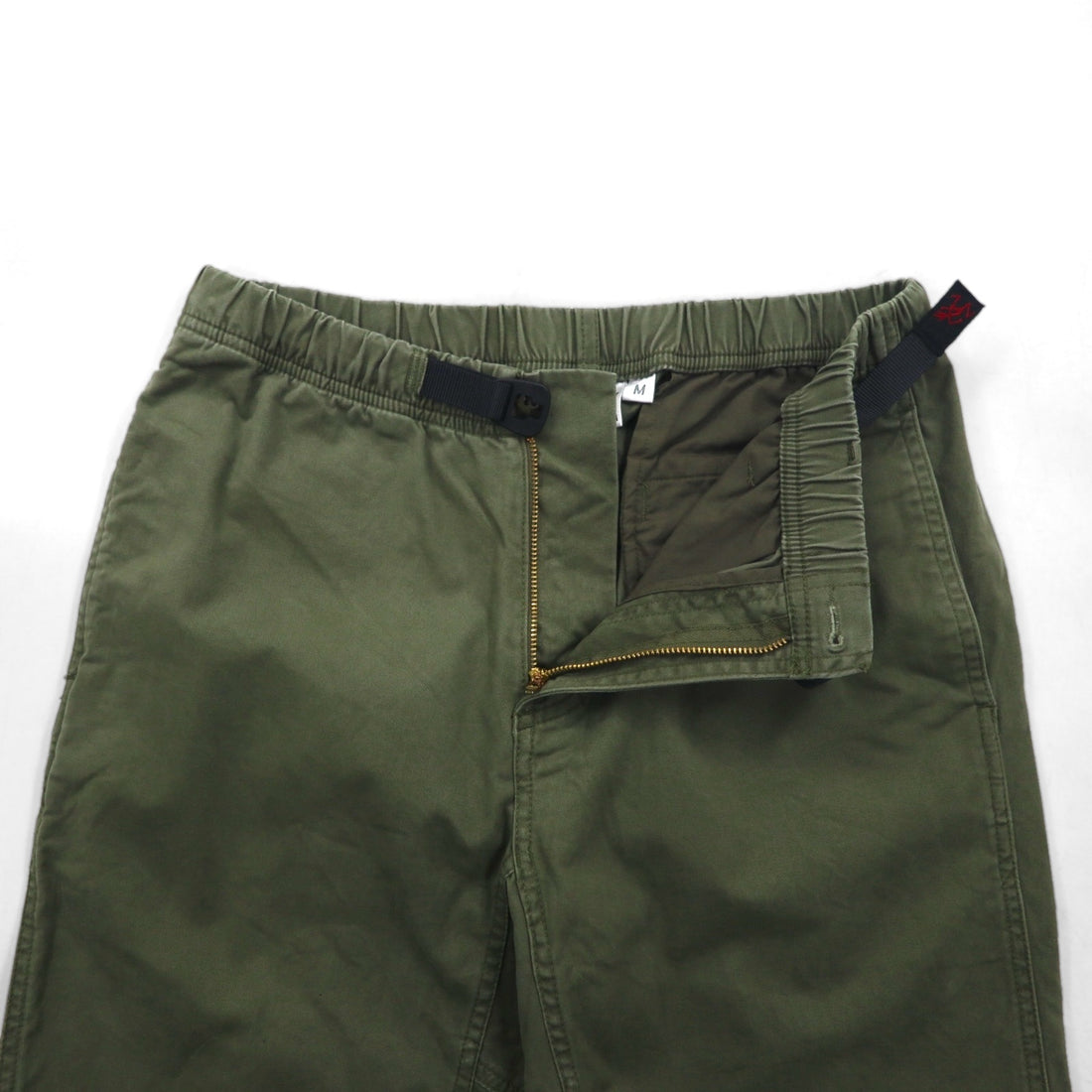 GRAMICCI New Narrow Pants Just Cut, Size M, Khaki, Cotton, 8817-FDJ