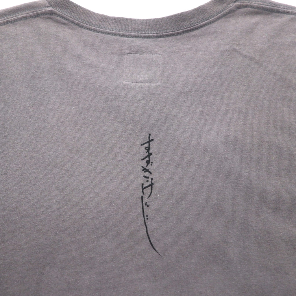Sasquatch Fabrix 首切り全面テッカイ Tシャツ XL グレー 鈴木賢二 コットン