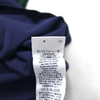 Polo by Ralph Lauren 90年代 ビッグポニー刺繍 ポロシャツ L ネイビー コットン 鹿の子 CUSTOM FIT CLASSICS 未使用品