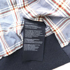 TOMMY HILFIGER スウィングトップ ハリントンジャケット XL ネイビー ナイロン 裏地チェック ワンポイントロゴ刺繍