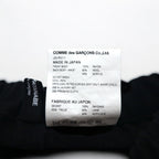JUNYA WATANABE COMME des GARCONS Wide-legged Easy Pants XS Black Rayon Wool Floral Pattern JD-P011 Made in Japan
