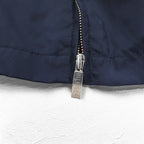 TOMMY HILFIGER スウィングトップ ハリントンジャケット XL ネイビー ナイロン 裏地チェック ワンポイントロゴ刺繍