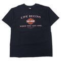 日本然リトテ-古着オンライン-HARLEY DAVIDSON USA製 ロゴプリント Tシャツ 2XL ブラック コットン Arkansas 両面プリント Hanes BEEFY-T ビッグサイズ-Harley Davidson USA MADE Logo Print T-Shirt 2XL Black Cotton Arkansas double-sided print Hanes Beefy-T Big Size