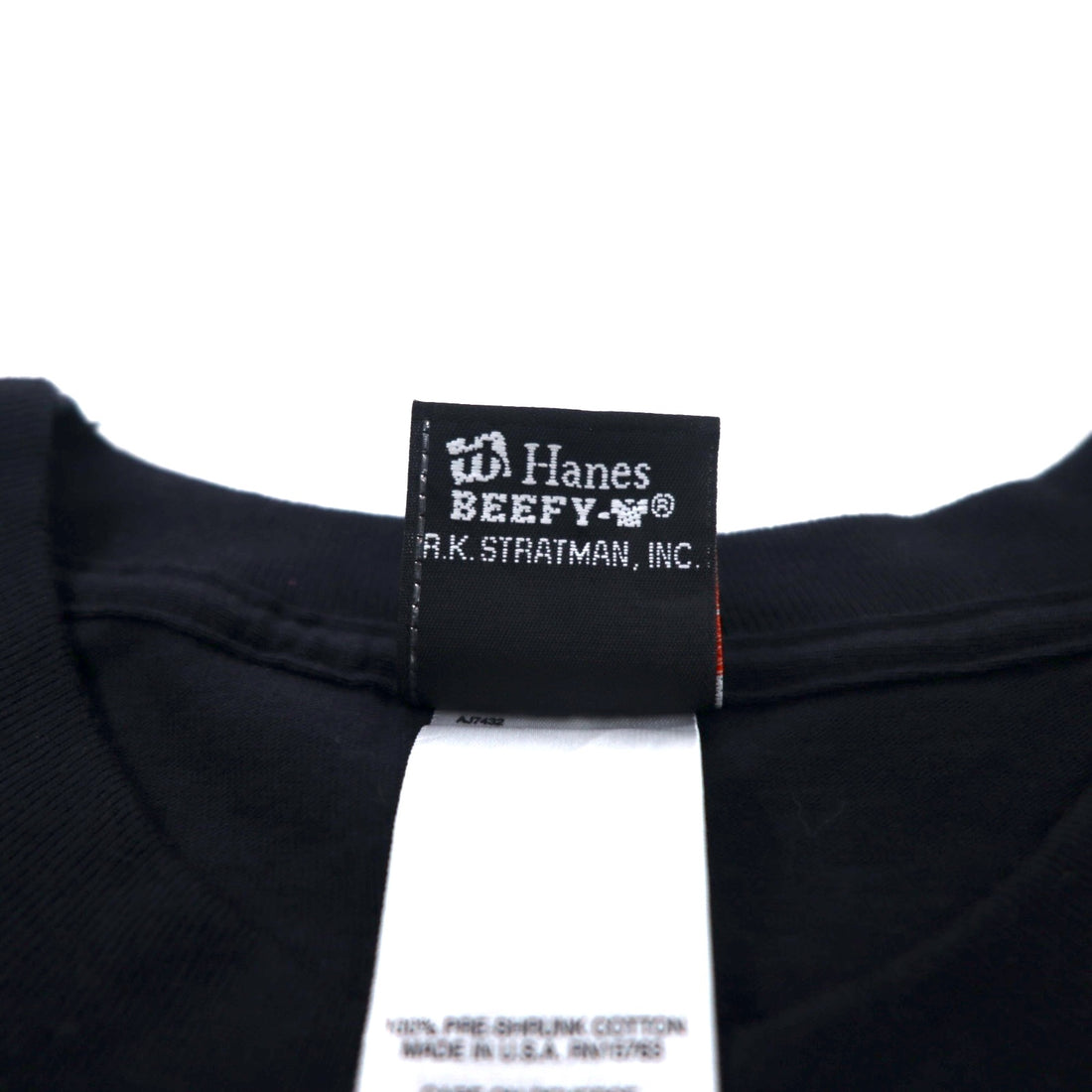 HARLEY DAVIDSON Made in USA Logo Print T-Shirt 2XL Black Cotton Arkansas Double Sided Print Hanes BEEFY-T Big Size