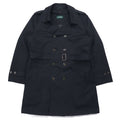 LAUREN RALPH LAUREN Trench Coat XL Black Removable Quilted Liner with Belt Water Repellent