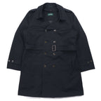 LAUREN RALPH LAUREN Trench Coat XL Black Removable Quilted Liner with Belt Water Repellent