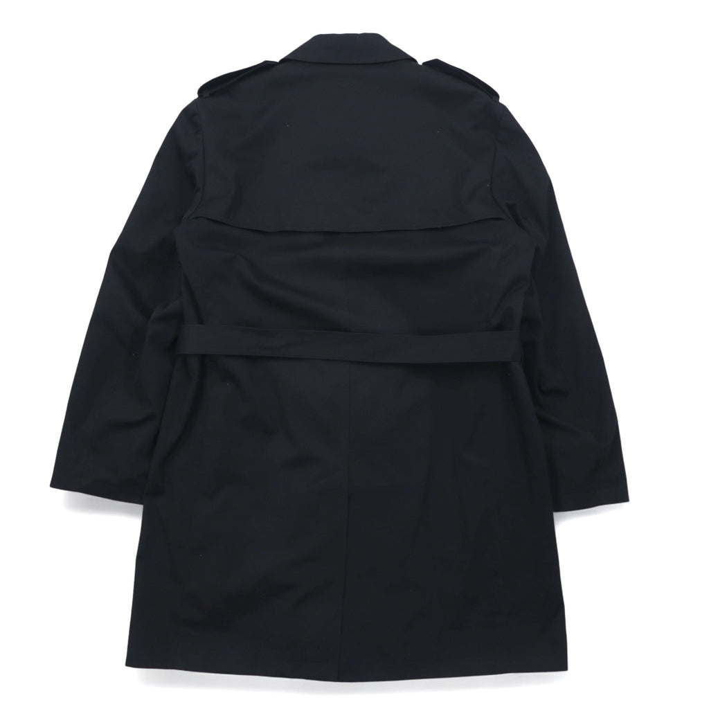 LAUREN RALPH LAUREN Trench Coat XL Black Removable Quilted Liner with Belt Water Repellent