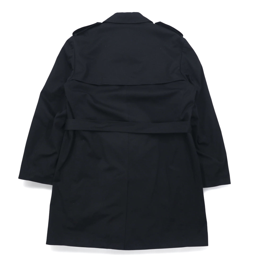 LAUREN RALPH LAUREN Trench Coat XL Black Removable Quilted Liner with Belt Water Repellent