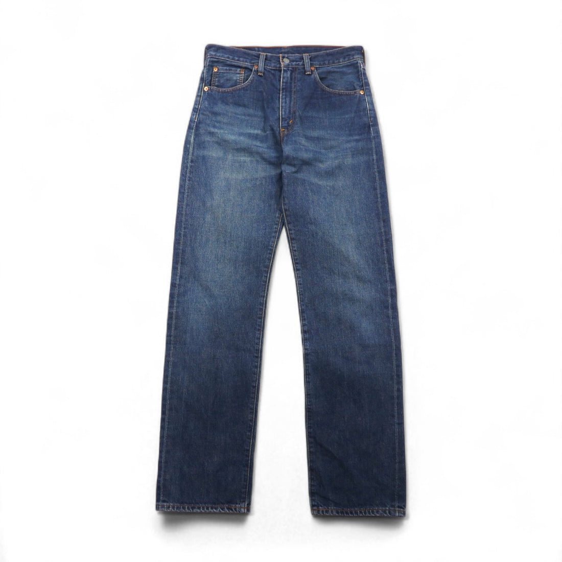 Levi's 90年代 日本製 502-XX 復刻 ビッグE 赤耳 セルビッヂ デニムパンツ M インディゴ ブルー TALONジップ 均等v USED LOOK