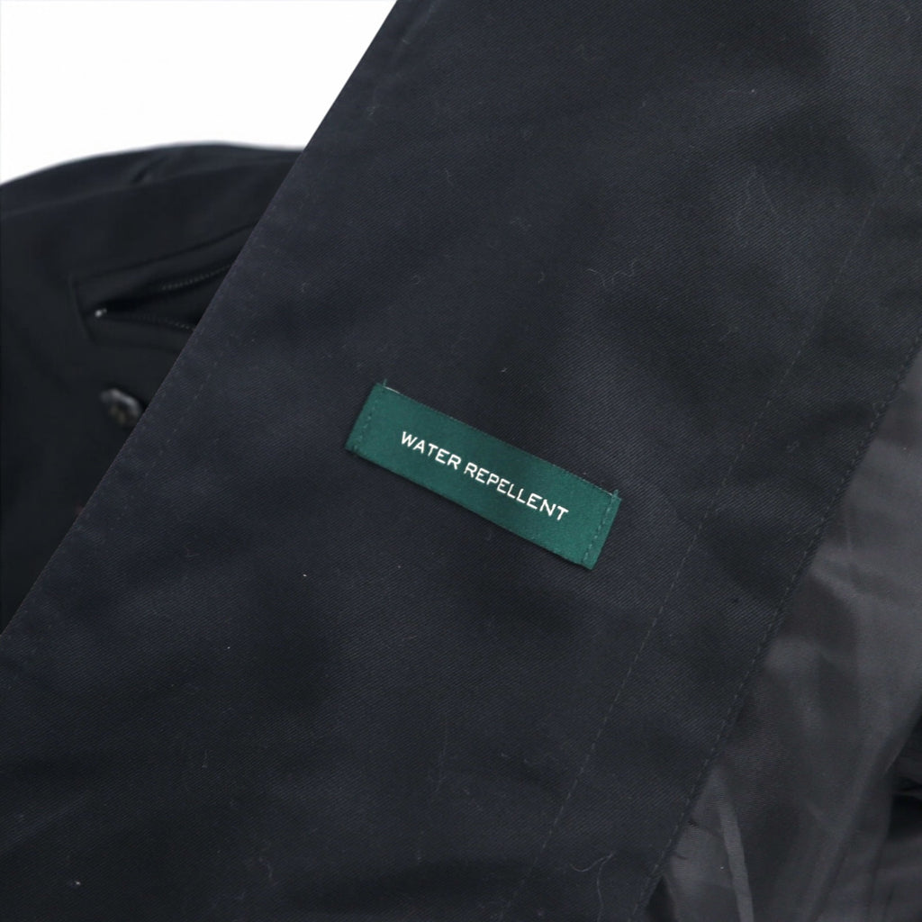 LAUREN RALPH LAUREN Trench Coat XL Black Removable Quilted Liner with Belt Water Repellent