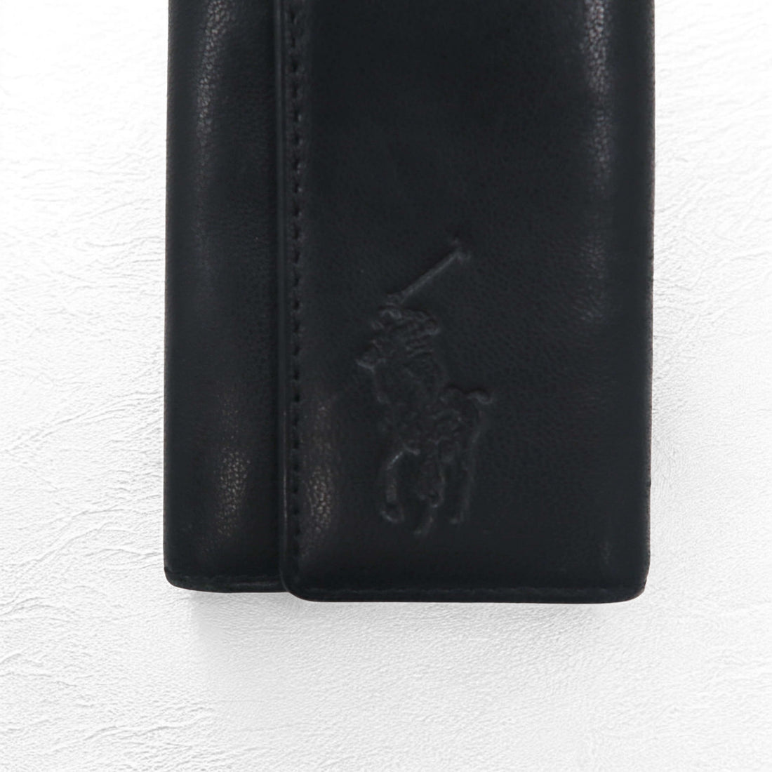 POLO RALPH LAUREN 5連 キーケース ブラック レザー ビッグポニー
