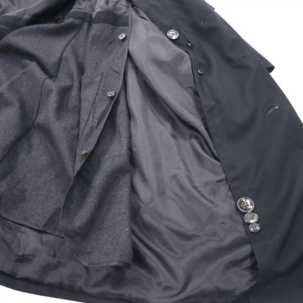 LAUREN RALPH LAUREN Trench Coat XL Black Removable Quilted Liner with Belt Water Repellent