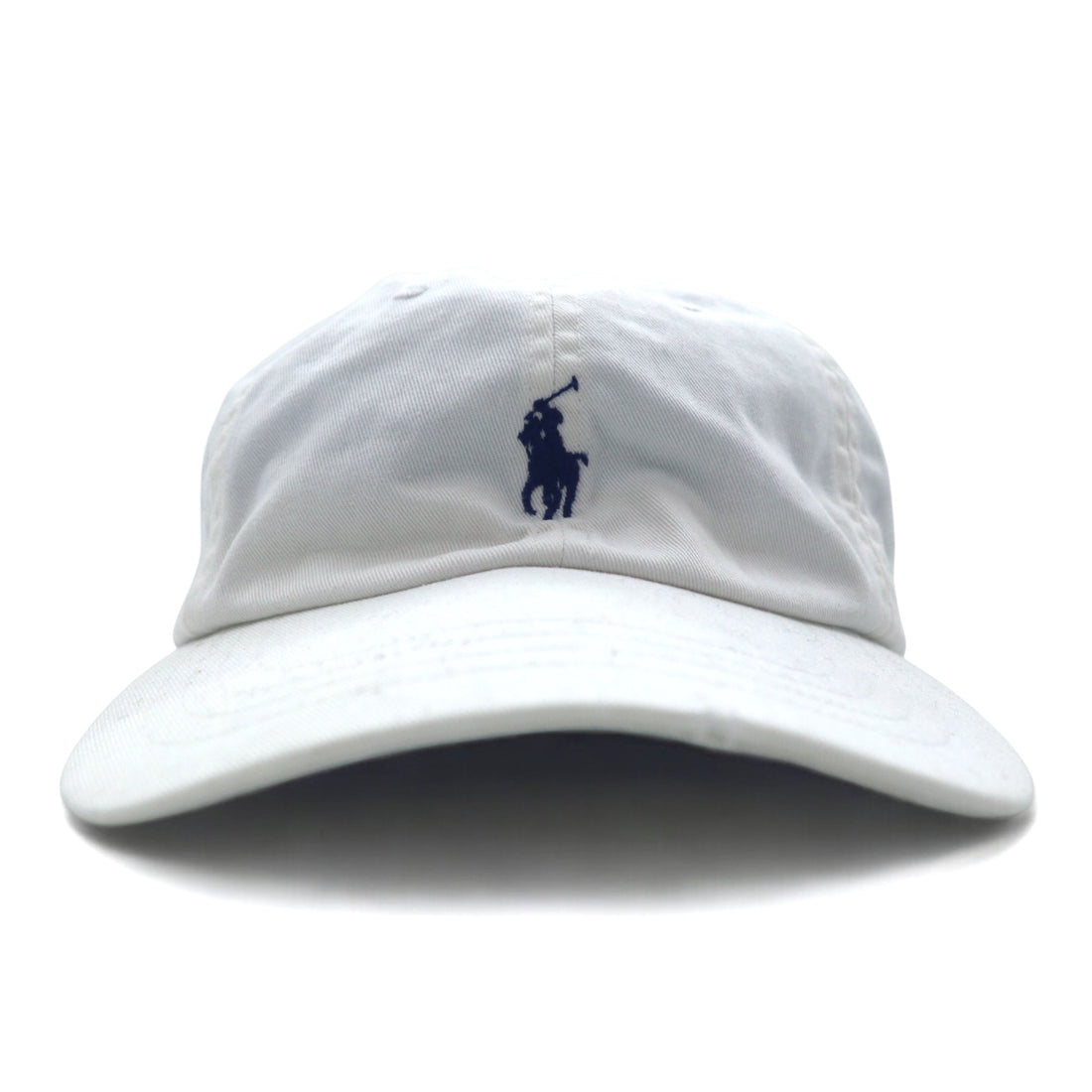 POLO RALPH LAUREN 6-panel cap with small pony embroidery, ONE, white, cotton
