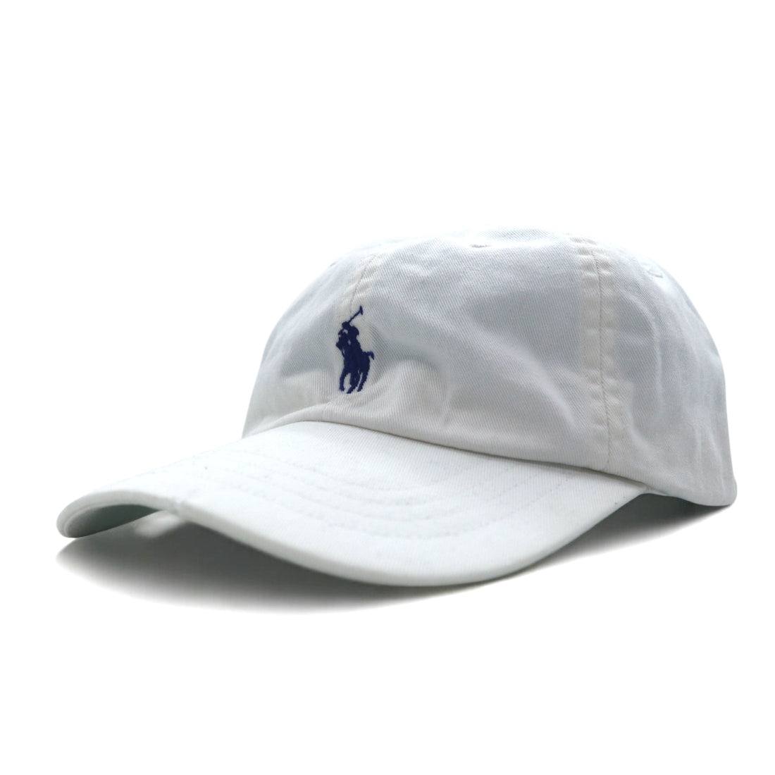 POLO RALPH LAUREN 6-panel cap with small pony embroidery, ONE, white, cotton