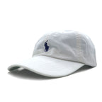 POLO RALPH LAUREN 6-panel cap with small pony embroidery, ONE, white, cotton
