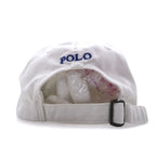 POLO RALPH LAUREN 6-panel cap with small pony embroidery, ONE, white, cotton