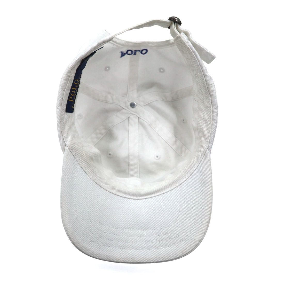 POLO RALPH LAUREN 6-panel cap with small pony embroidery, ONE, white, cotton
