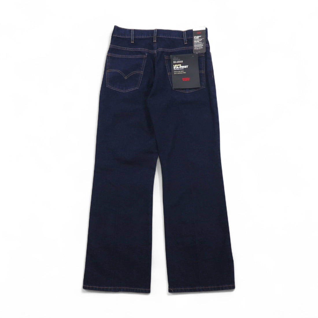 Levi's PREMIUM スタプレ STA-PREST フレア デニムパンツ M ブルー ダークインディゴ A35520008 トルコ製 未使用品