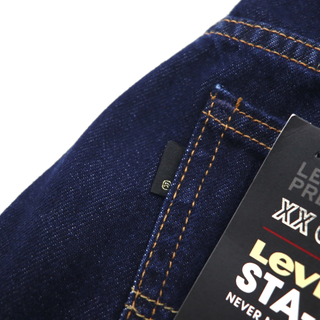 Levi's PREMIUM スタプレ STA-PREST フレア デニムパンツ M ブルー ダークインディゴ A35520008 トルコ製 未使用品