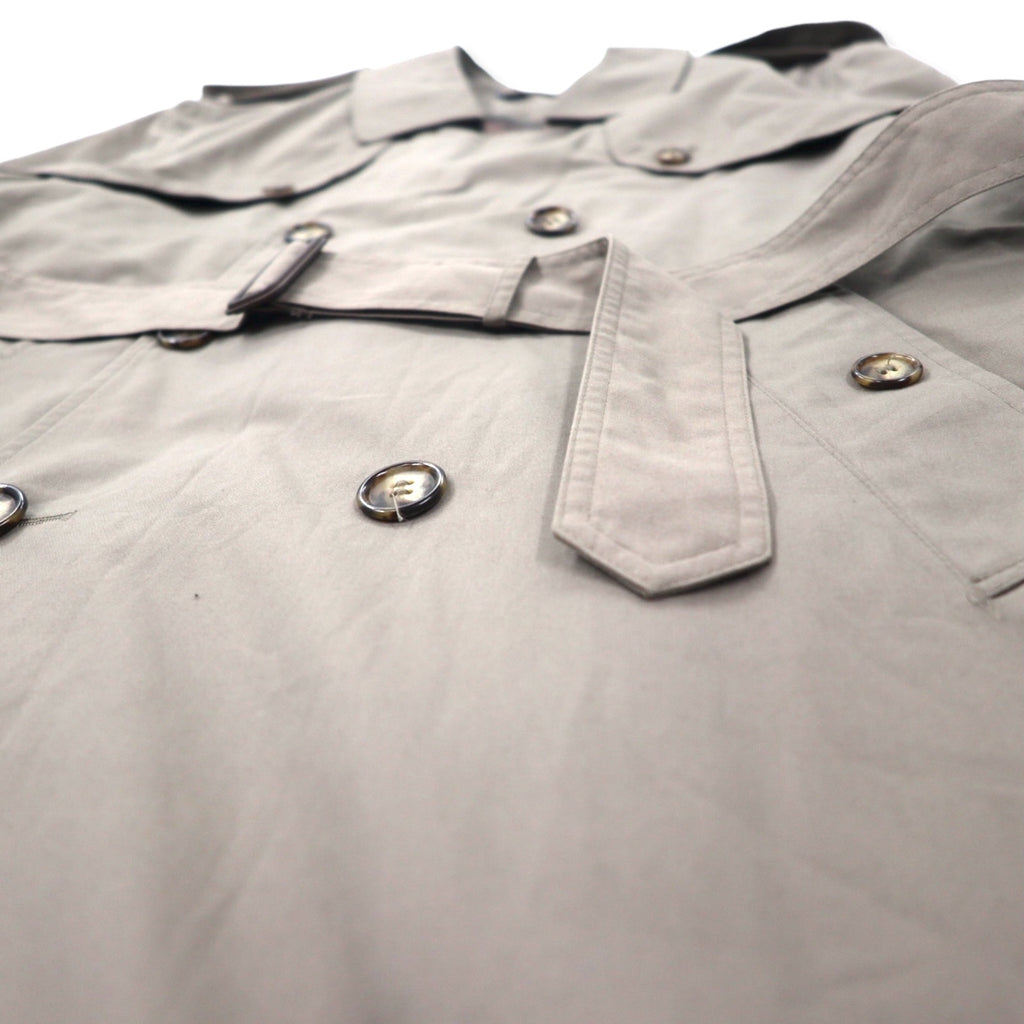 TOWN CRAFT 90s Trench Coat Size 44 Beige Cotton Removable Liner