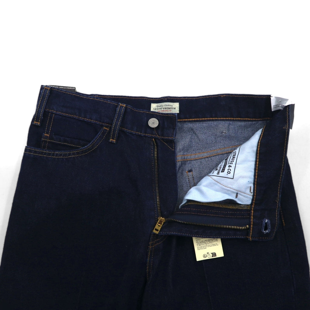 Levi's PREMIUM スタプレ STA-PREST フレア デニムパンツ M ブルー ダークインディゴ A35520008 トルコ製 未使用品