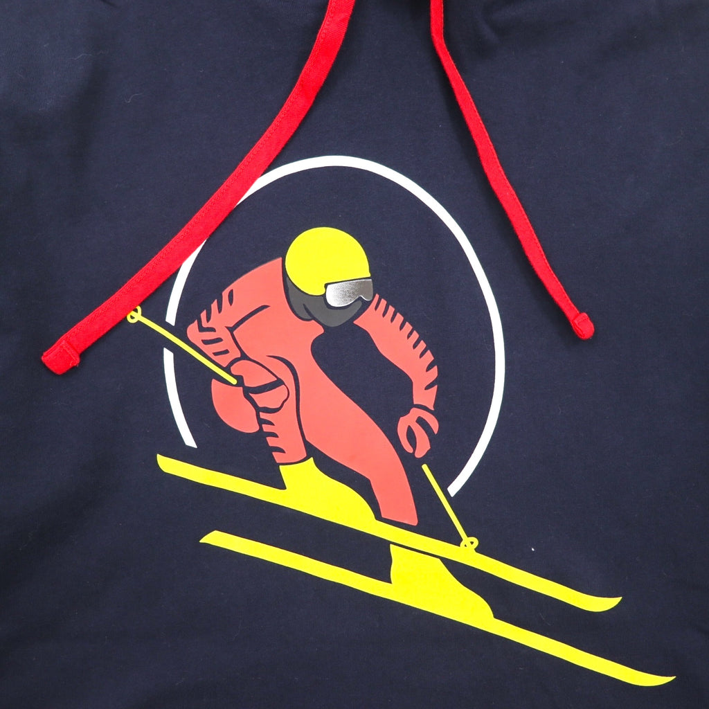 Polo by Ralph Lauren Long Sleeve T-Shirt Hoodie S Navy Sleeve Print POLO USA