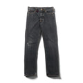 VIVIENNE WESTWOOD MAN Orb Embroidered Denim Pants, Size M, Gray, Cotton, Made in Japan