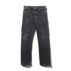VIVIENNE WESTWOOD MAN Orb Embroidered Denim Pants, Size M, Gray, Cotton, Made in Japan