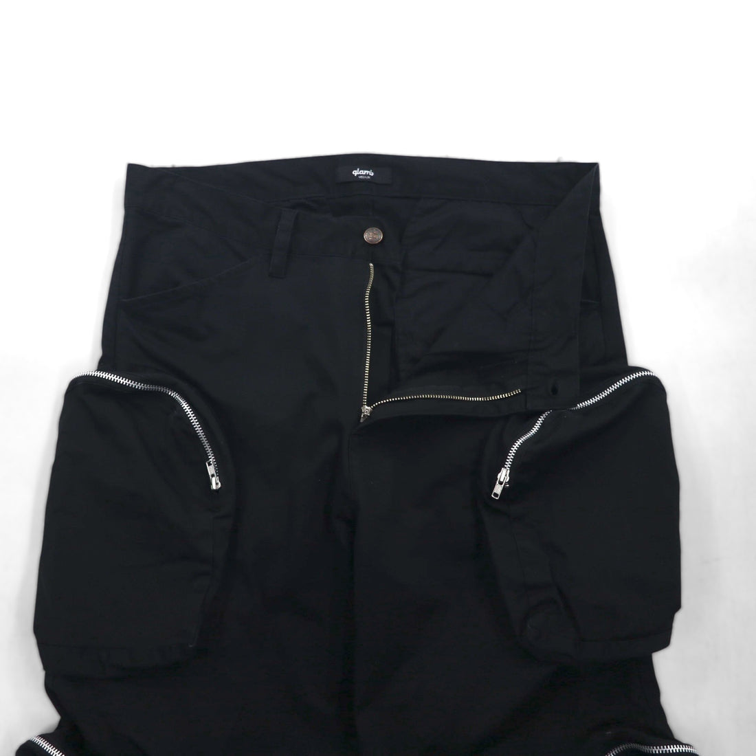 glamb エクスペリメンタルカーゴパンツ Experimental Cargo Pants ミリタリー M ブラック ユーティリティ ポケット