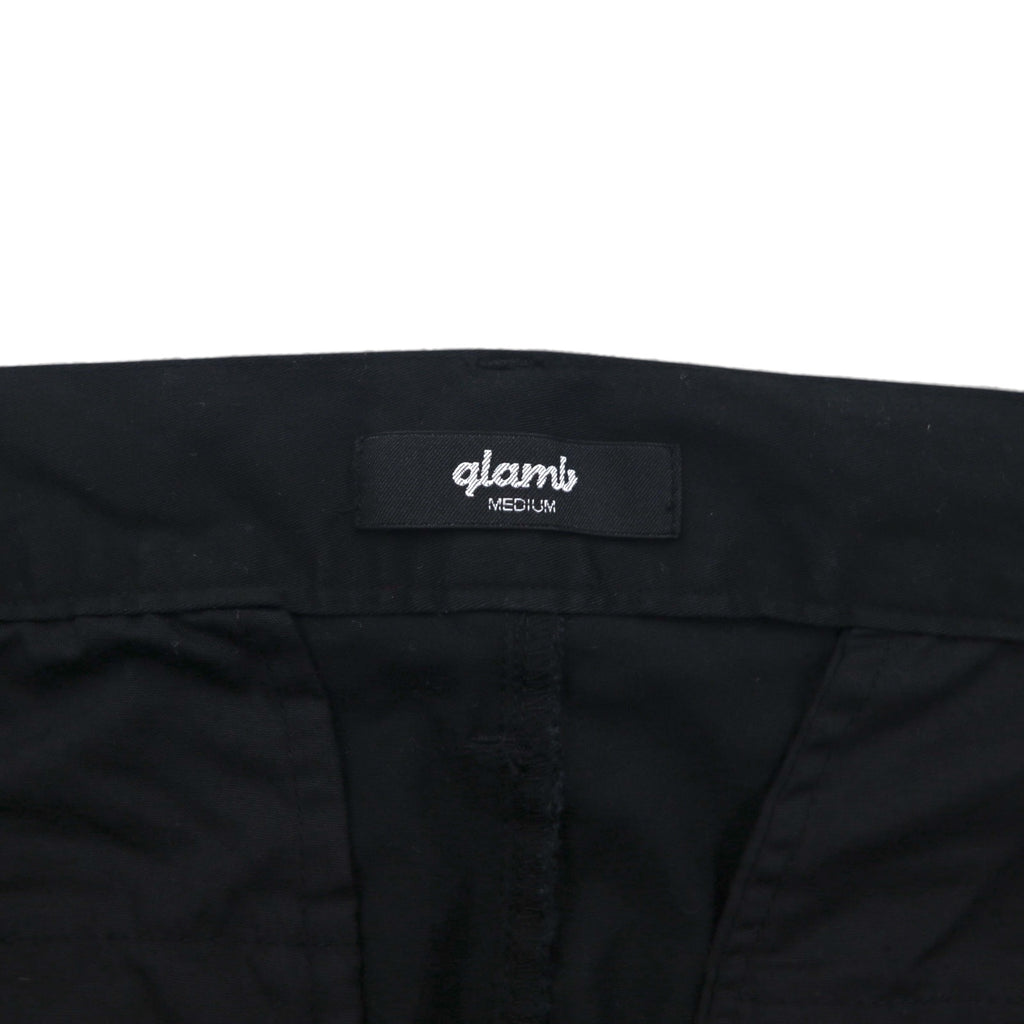 glamb エクスペリメンタルカーゴパンツ Experimental Cargo Pants ミリタリー M ブラック ユーティリティ ポケット